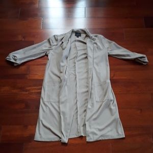 Tan long blazer